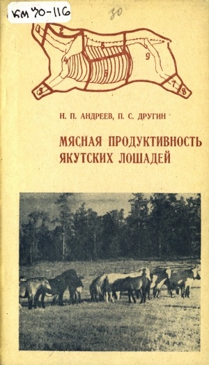 Обложка Электронного документа: Мясная продуктивность якутских лошадей