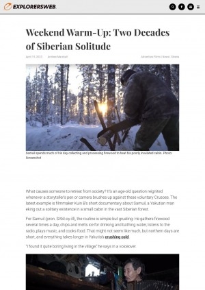 Обложка электронного документа Weekend Warm-Up: Two Decades of Siberian Solitude