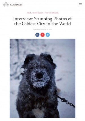 Обложка электронного документа Interview: Stunning Photos of the Coldest City in the World