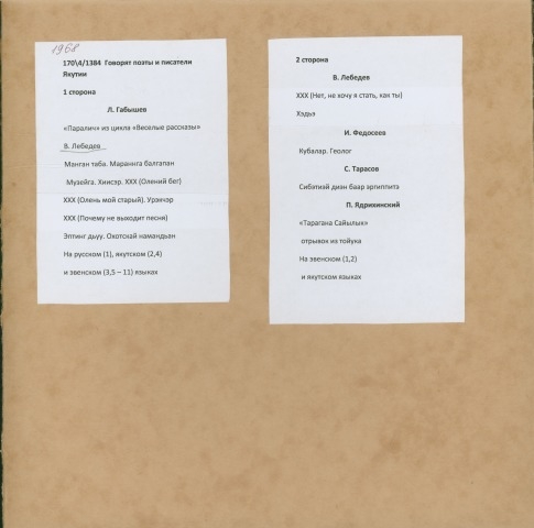 Обложка Электронного документа: Говорят поэты и писатели Якутии <br/>Гр. 7-8